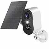 PESAIR Caméra de Surveillance extérieure, Audio bidirectionnel, caméra de Surveillance sans Fil extérieur/intérieur avec détection de Mouvement PIR, Vision
