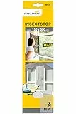 Schellenberg 50324 Moustiquaire fenêtre MAXI recoupable aux dimensions souhaitées, sans ruban adhésif de fixation, 150 x 300 cm, Blanc