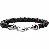 Tommy Hilfiger Jewelry Bracelet en Cuir Tressé pour Homme Couleur Noire - 2700510