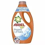 Ariel Liquide, 120 Lavages (4 x 30 Lavages), Fraîcheur Intense, Nettoyage en profondeur, Le choix économique d’Ariel, Parfum frais