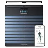 WITHINGS Body Scan - Balance connectée Wi-Fi pour améliorer sa santé, pèse personne impédancemètre, analyse de composition corporelle, masse graisseuse, musculaire, hydrique, Électrocardiogramme