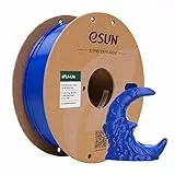 eSUN PLA Lite Filament 1.75mm, Modifié Imprimante 3D Filament PLA, Précision Dimensionnelle +/- 0.03mm, 1KG Bobine (2.2 LBS) Filament d'impression 3D pour Imprimante 3D, Bleu