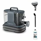 Rowenta, Clean It Compact, Shampouineuse, Détacheur, Nettoyeur portable, Tapis, Intérieur de voiture, Canapés, Design compact, Puissant 400W, IN3011F0, Grise