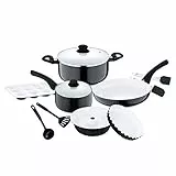 Renberg Manhattan - Sets de poêles et casseroles Aluminium pressé revêtement céramique Bon pour l'induction