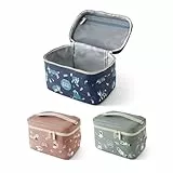 monbento – Sac Isotherme Repas Enfant Frosty bleu Wolf – Glacière pour Transporter Lunch Box, Gourde, Accessoires et Encas - Sac Gouter Idéal pour Ecole/Pique-nique – Personnalisable – Motif Loup