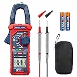AstroAI Pince Ampèremétrique Numérique TRMS 2000 points NCV, Multimetre Automatique, Voltmètre, Amperemetre, Testeur de Tension AC/DC, Courant AC, Résistance, Continuité, Capacité, Diode
