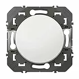 LEGRAND - Interrupteur Mural Simple ou Va-et-vient 10AX dooxie - Commande d'Éclairage (Sans Plaque) - Prêt à Installer - Fabriqué En France - Blanc