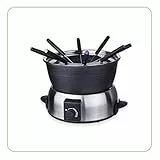 LITTLE BALANCE 8386 Gourmet 8 Appareil à Fondue, INOX brossé Premium