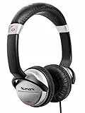 Numark HF125 Casque DJ Pour Mixing avec Câble de 1.8 m, Haut-Parleurs de 40 mm pour une Réponse étendue, le Type dos Fermé pour l'isolation Sonore