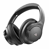 1Mii Casque Bluetooth sans Fil avec Suppression Active du Bruit Hybride, Audio LDAC Hi-Res, 5 Mics d'appel clairs, 75 Heures de Lecture, ANC sans Fil et Filaire, Casque Supra-auriculaire pour Voyager