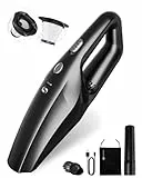 SERVOMASTER Aspirateur a Main, Mini Aspirateur Voiture Puissant sans Fil avec Batterie Rechargeable, Aspirateur De Table avec HEPA, Accessoires Interieur Kit Nettoyage Voiture pour Homme Femme