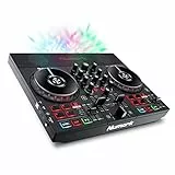 Numark Party Mix Live Platine DJ avec Enceintes Intégrées, Jeux de Lumière LED, Table de Mixage, avec Serato DJ Lite