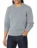 Amazon Essentials Sweat-Shirt à col Rond en Polaire (Grandes Tailles Disponibles) Homme, Gris Clair Chiné, L