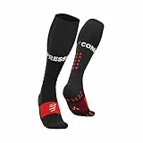 COMPRESSPORT - Chaussettes de Compression Full Socks Run - Soutien des Muscles - Running et Triathlon - Pour Entraînement et Compétition - Ultra légère