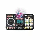 VTech - Kidi DJ Mix, Platine DJ Enfant 12 en 1, Table de Mixage Bluetooth avec Pads Lumineux, Boule Disco, Prise Jack pour Casque, Apprentissages et Jeux, Cadeau Enfant Dès 6 Ans - Contenu en Français