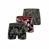 Serge Blanco Homme Ser/1bmx3/Subl Boxeur Ajusté, Gris Foncé/Noir/Rouge, L EU