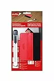 d-c-fix marouflette papier adhésif - plastique set de raclettes, kit de pose pour films decoratifs et fenêtre - vitre meuble rouleau voiture covering