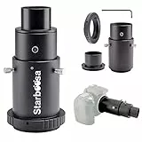 Starboosa Adaptateur d'appareil photo à rallonge variable pour appareils photo reflex Canon connectés à des télescopes pour Prime- Focus ou oculaire - Projection