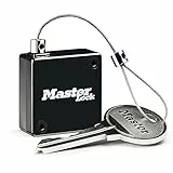 Master Lock Câble rétractable pour ranger les clefs dans la boite à clefs, Jusqu'à 91 cm de long
