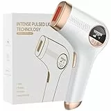 600NM-1200 Épilateur Lumière Pulsée, IPL épilateurs à lumière pulsée pour Femmes et Hommes, Epilateur Laser pour Vsage, Corps, Bikini, Aisselles - 999900 Flashes