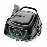 WYBOT Robot Piscine sans Fil pour Piscine Familiale Jusqu'à 100m², Nettoyage Automatique du Fond, 120 Min d'Aspirateur Piscine Haute Performance, Système Double Turbine,Vert Foncé