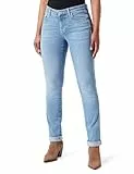 7 For All Mankind Kimmie Straight SliIllInt, Jeans aux Femmes, Light Blue,