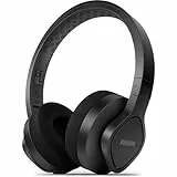 Philips Audio A4216BK/00 Casque Sport Bluetooth sans Fil (35 Heures d'Auxtonomie, Protection Ip55, Coques Aérées, Coussinets Lavables) Noir