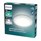Philips Moire, plafonnier LED rond, 10W, Blanc froid 4000K, Blanc