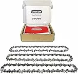 Oregon - Lot de 3 Chaînes de Tronçonneuse pour Guide-Chaîne de 16' (40 cm), 56 Maillons d'Entraînement, Faible Rebond, Compatibles avec Einhell, McCulloch, Black & Decker et autres