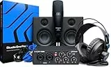 PreSonus AudioBox 96 Studio Ultimate, Bundle d'Interface Audio Pour Enregistrement et Production, avec Microphone, Casque, Enceintes de Monitoring Eris E3.5 & Logiciels, Édition 25ème Anniversaire