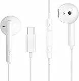 Écouteurs USB C pour Samsung Galaxy A36 A35 A34 A33 Type C Écouteurs intra-auriculaires filaires avec micro et contrôle du volume pour téléphones Samsung