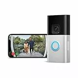 Ring sonnette vidéo Plus sans fil (Battery Video Doorbell Plus) | Caméra sonnette vidéo sans fil à installer soi-même avec vidéo HD 1536p, batterie rechargeable | Facile à installer (5 min)