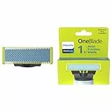 Philips OneBlade First Shave lame, pour tous les modèles OneBlade et OneBlade Pro, pour peau très sensible du visage, 1 pièce (modèle QP215/50)
