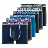 Boxer Homme Coton, Caleçon Homme Doux & Stretch (Lot de 6), Noir Taille XXL