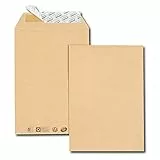 GPV - Paquet de 50 Pochettes - Format C5 (162x229 mm), sans fenêtre, qualité papier kraft : 90 g/m2 - Certifié PEFC