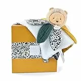 DOUDOU ET COMPAGNIE - Doudou Lion Jaune avec Pétales - Boîte Cadeau - 27 Cm - Collection Boh'aime - Idée Cadeau de Naissance Fille et Garçon - Garantie Doudou Perdu - DC4025