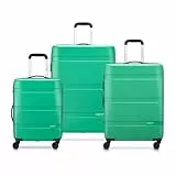DELSEY PARIS x United Colors of Benetton - Now HARDSIDE - Set de 3 valises rigides 55cm/ 66cm/ 76cm - Vert