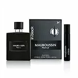Mauboussin - Pour Lui In Black 100ml + 20ml (Travel Spray) - Eau de Parfum Homme - Senteur Boisée & Orientale