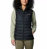 Columbia Powder Lite Vest, Doudoune Sans Manches Femme, Black, Taille M
