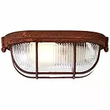 BRILLIANT lampe Bobbi applique murale et plafonnier 21cm couleur rouille | 1x A60, E27, 40W, adapté aux lampes normales (non inclus) | Échelle A ++ à E | Convient aux lampes LED