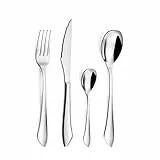 AMEFA - Coffret 24 couverts de table pour 6 personnes - Instinct - Acier inoxydable 18/0, Finition Brillante