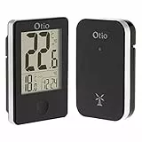Thermomètre intérieur extérieur sans fil - noir - Otio