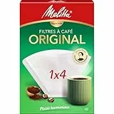Melitta Filtres à Café, Taille 1 x 4, 40 unités