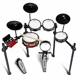 Alesis Nitro Pro batterie électronique avec pads double zone silencieux, plus de 500 sons BFD, Bluetooth, Drumeo, MIDI USB, compatible double pédale