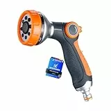 GRIFEMA GE1303 Pistolet arrosage du jardin 8 modèles réglables, pulvérisateur multifonctionnel avec débit d'eau contrôlable, lavage de voiture, nettoyage de cour, Exclusivité Amazon