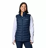 Columbia Powder Lite Vest, Doudoune Sans Manches Femme, Collegiate Navy, Taille XL