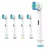 Ph Pro Heat Lot 4 Tête Brossette de Rechange à Dent Electrique Compatible avec Oral B Braun – Recharge Brosse à Dent Electrique - Embout brosse à Dent Compatible avec Oral B Sensitive.