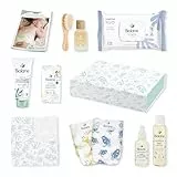 BIOLANE - Coffret Cadeau Naissance Biolane - 10 Essentiels Bébé : Couches Biolane, Lingettes H2O, Lange Doux, Soins, Eau de Toilette - Coffret Naissance Complet pour Nouveau-né et Jeunes Parents
