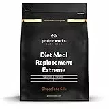 THE PROTEIN WORKS - Substitut De Repas Diététique Extrême | Repas complet 200 calories | Perte de poids | Healthy diet | 16 Servings | Chocolat Onctueux |1kg