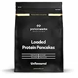 Loaded Pancakes Protéinés | Petit déjeuner riche en protéines | Encas à faible teneur en sucre | Facile et rapide à préparer | Nature | Protein Works | 1kg